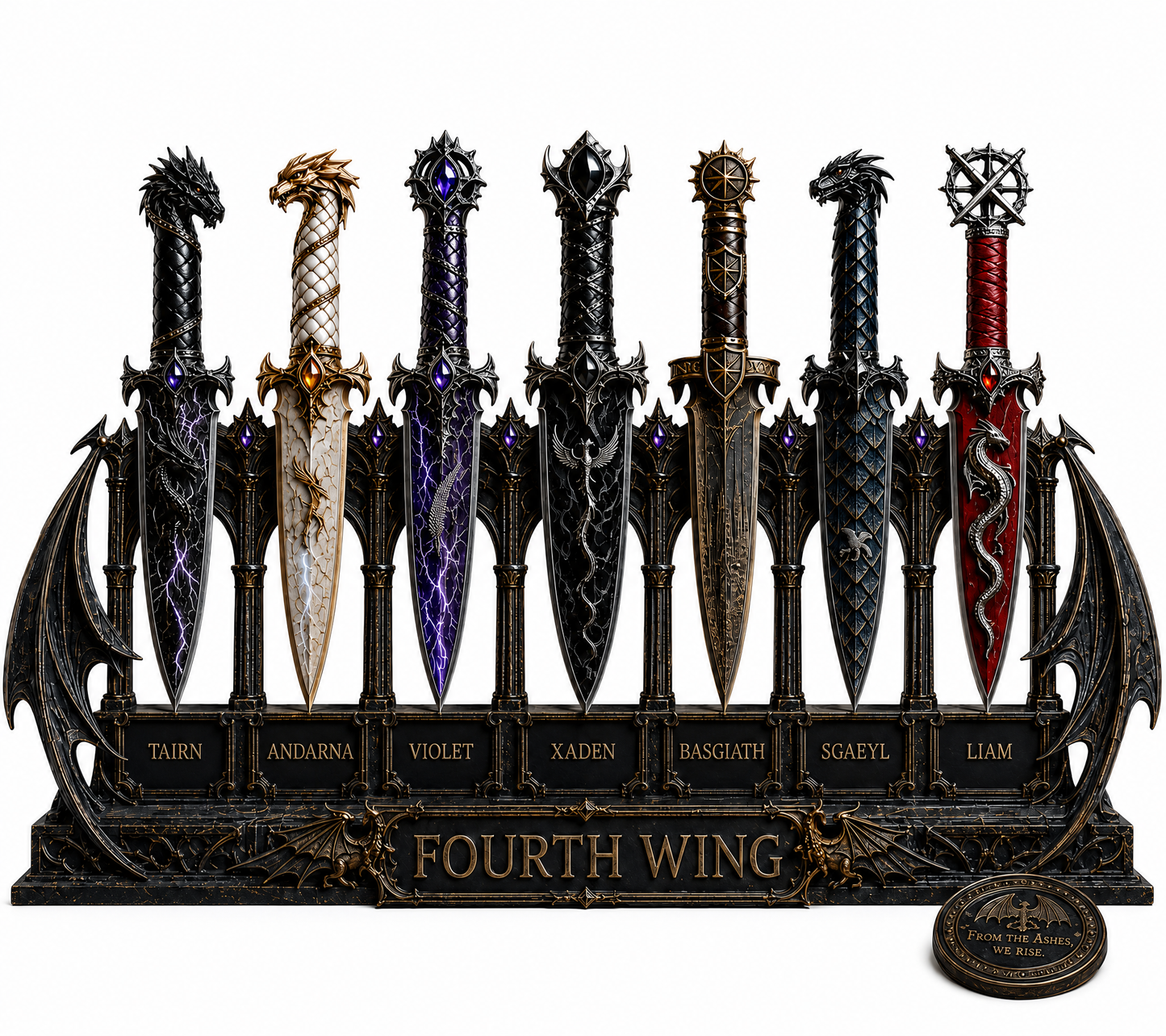 Fourth Wing - The Complete Fantasy Collector's Dagger Set